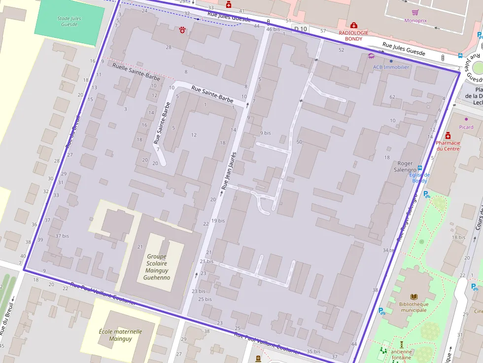 Appartement 53 m² deux pieces à vendre à Bondy