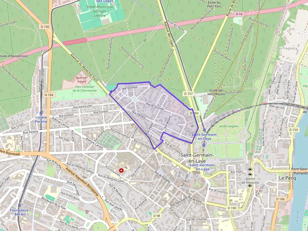 Appartement 87 m² quatre pièces à vendre à Saint-Germain-en-Laye