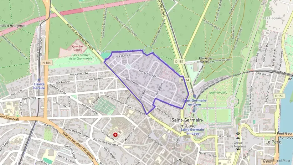 Appartement 87 m² quatre pièces à vendre à Saint-Germain-en-Laye