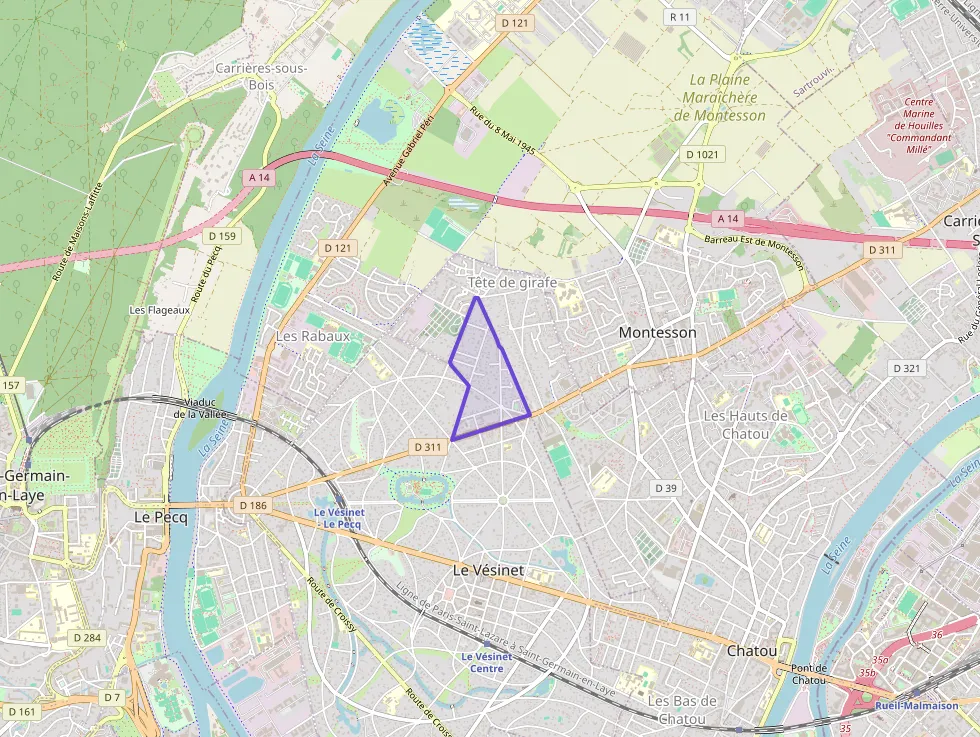 Appartement 113 m² 5 pièces à vendre à Le Vésinet