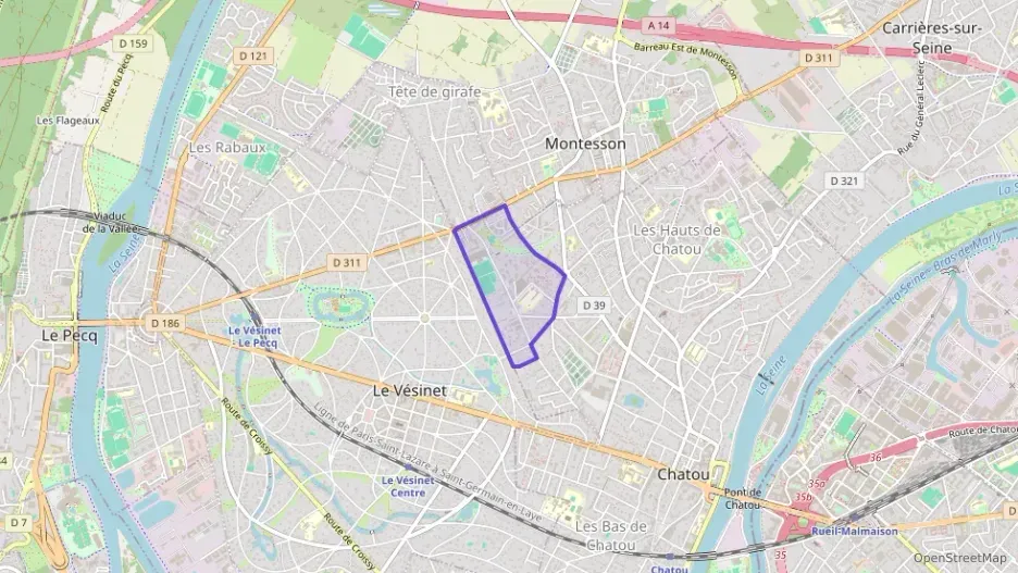 Appartement 71 m² trois pièces à vendre à Chatou