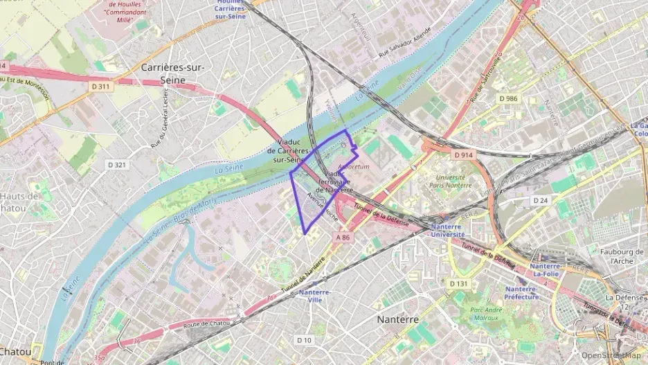 Appartement 46 m² deux pieces à vendre à Nanterre