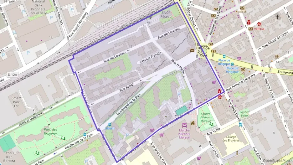 Appartement 38 m² deux pieces à vendre à Courbevoie