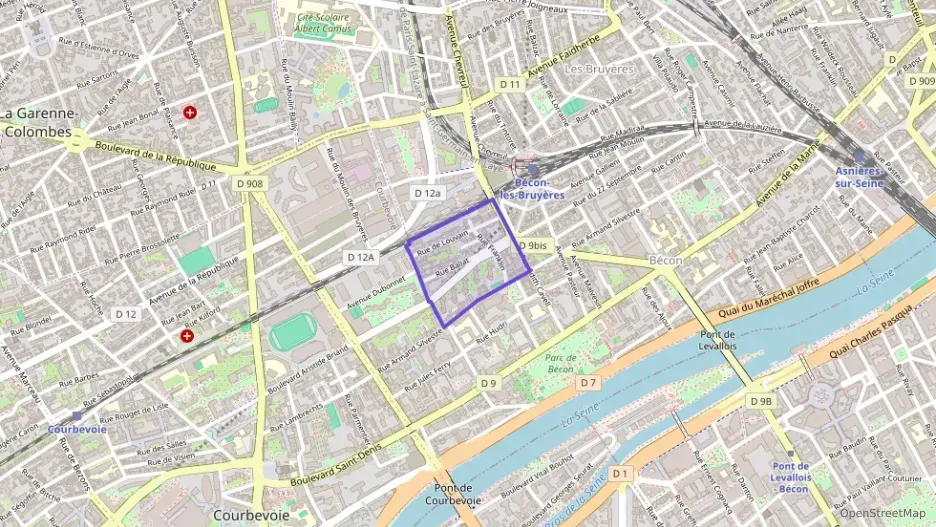 Appartement 50 m² deux pieces à vendre à Courbevoie