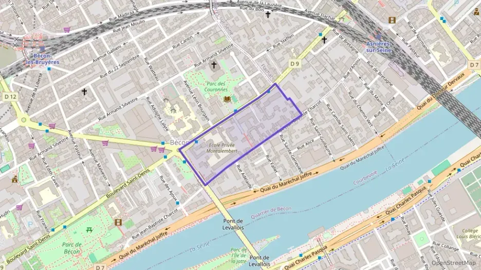 Appartement 35 m² une piece à vendre à Courbevoie