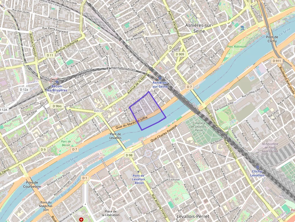 Appartement 105 m² quatre pièces à vendre à Courbevoie