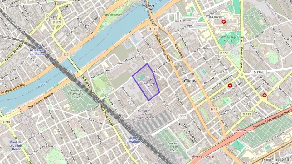 Appartement 53 m² trois pièces à vendre à Clichy