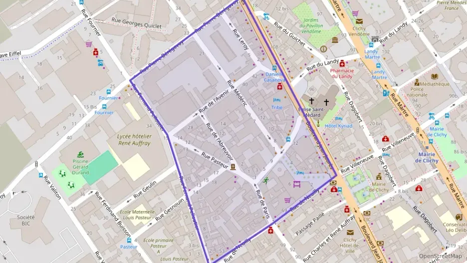 Appartement 63 m² quatre pièces à vendre à Clichy