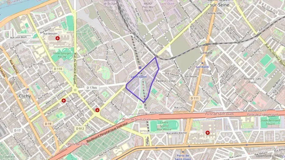 Appartement 74 m² quatre pièces à vendre à Saint-Ouen-sur-Seine