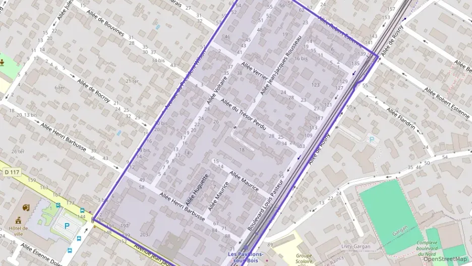 Appartement 52 m² deux pieces à vendre à Les Pavillons-sous-Bois