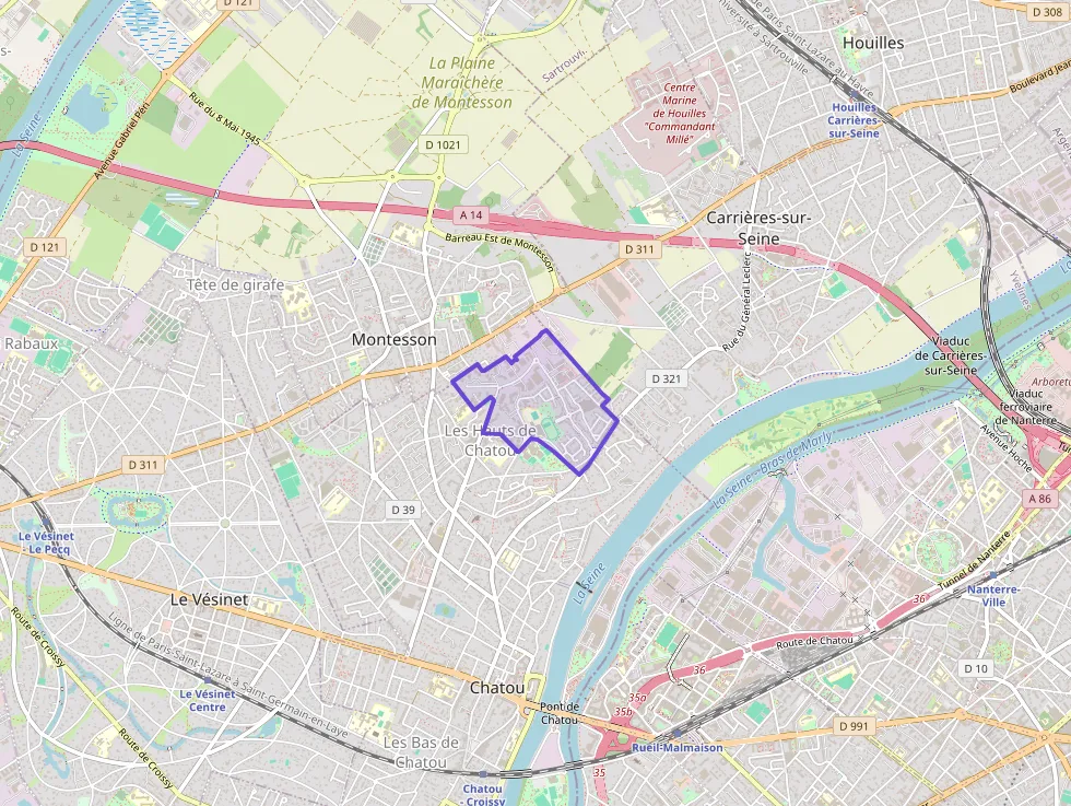 Appartement 81 m² quatre pièces à vendre à Chatou