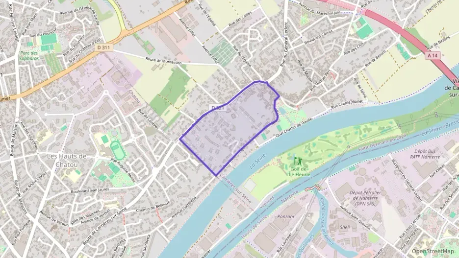 Appartement 66 m² trois pièces à vendre à Carrières-sur-Seine