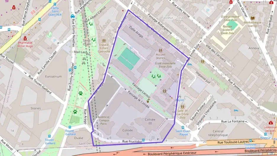 Appartement 30 m² deux pieces à vendre à Saint-Ouen-sur-Seine