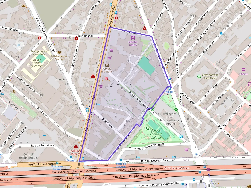 Appartement 54 m² une piece à vendre à Saint-Ouen-sur-Seine