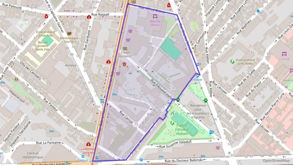 Appartement 54 m² une piece à vendre à Saint-Ouen-sur-Seine