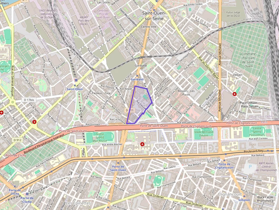 Appartement 54 m² une piece à vendre à Saint-Ouen-sur-Seine