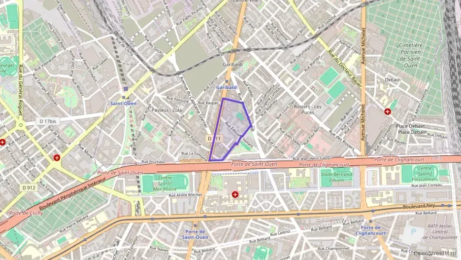 Appartement 54 m² une piece à vendre à Saint-Ouen-sur-Seine