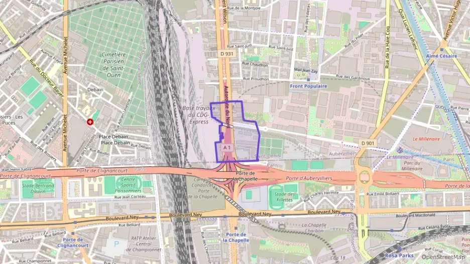 Appartement 100 m² quatre pièces à vendre à Saint-Denis