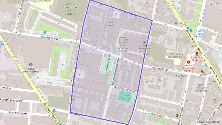 Appartement 30 m² deux pieces à vendre à Aubervilliers