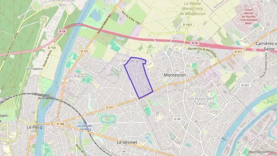 Appartement 96 m² cinq pièces à vendre à Chatou
