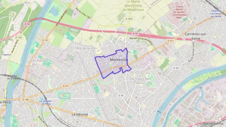 Appartement 79 m² cinq pièces à vendre à Montesson