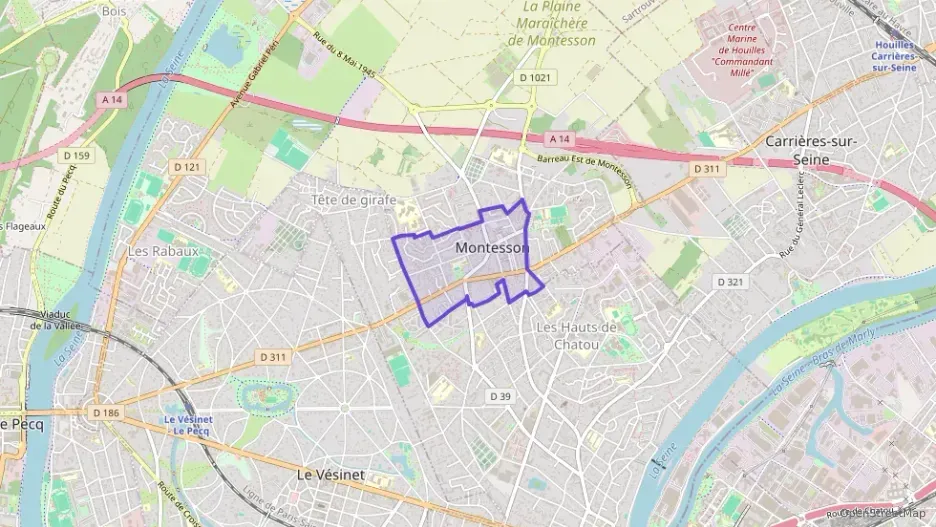 Appartement 106 m² quatre pièces à vendre à Montesson