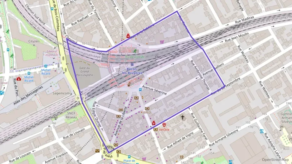 Appartement 57 m² deux pieces à vendre à Courbevoie
