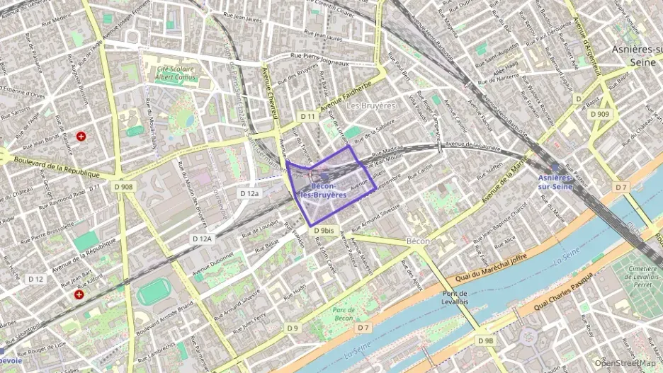 Appartement 57 m² deux pieces à vendre à Courbevoie