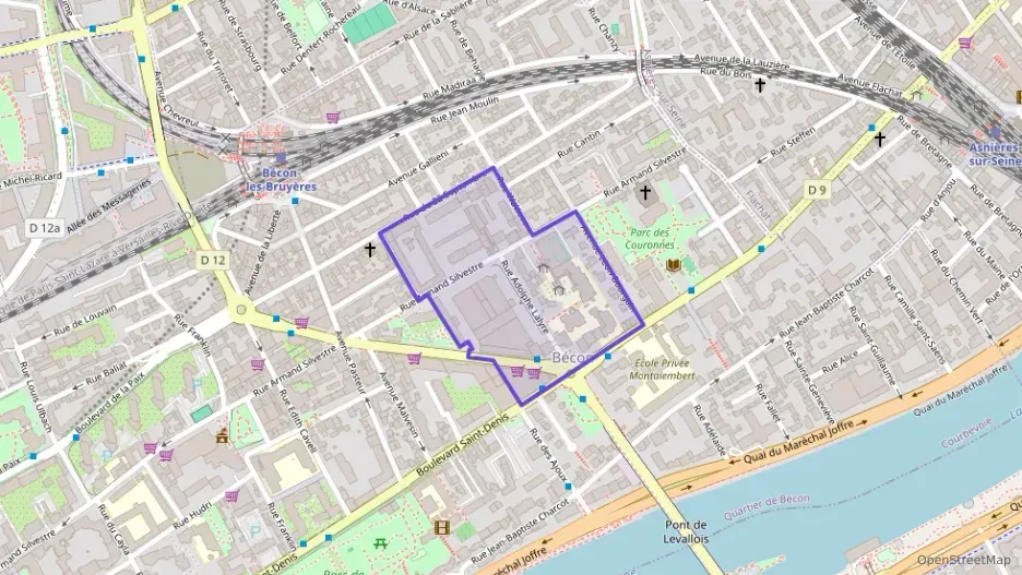 Appartement 40 m² deux pieces à vendre à Courbevoie
