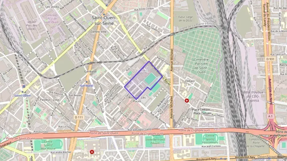 Appartement 65 m² quatre pièces à vendre à Saint-Ouen-sur-Seine