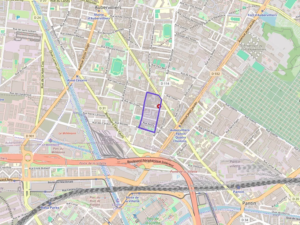 Appartement 80 m² quatre pièces à vendre à Aubervilliers