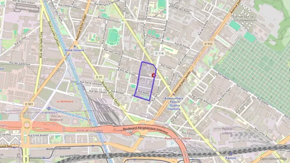 Appartement 80 m² quatre pièces à vendre à Aubervilliers