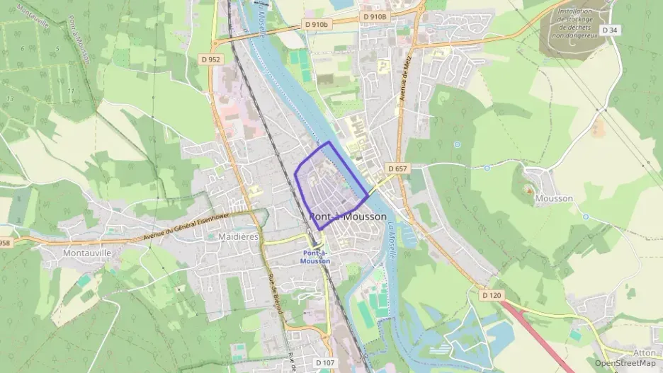 Appartement 55 m² trois pièces à vendre à Pont-à-Mousson