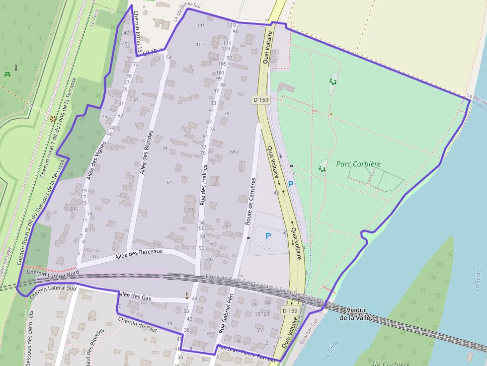 Appartement 90 m² trois pièces à vendre à Le Pecq