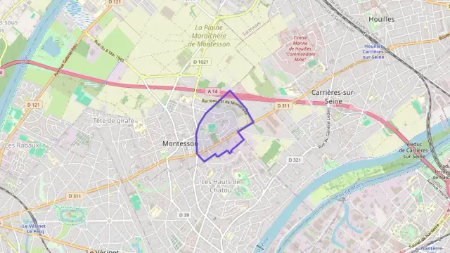 Appartement 97 m² quatre pièces à vendre à Montesson