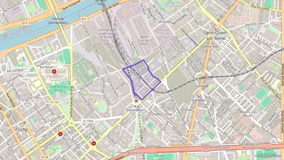Appartement 46 m² deux pieces à vendre à Saint-Ouen-sur-Seine