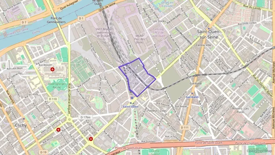 Appartement 40 m² deux pieces à vendre à Saint-Ouen-sur-Seine