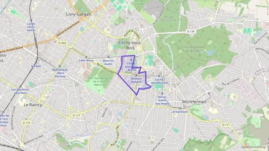 Appartement 56 m² trois pièces à vendre à Clichy-sous-Bois