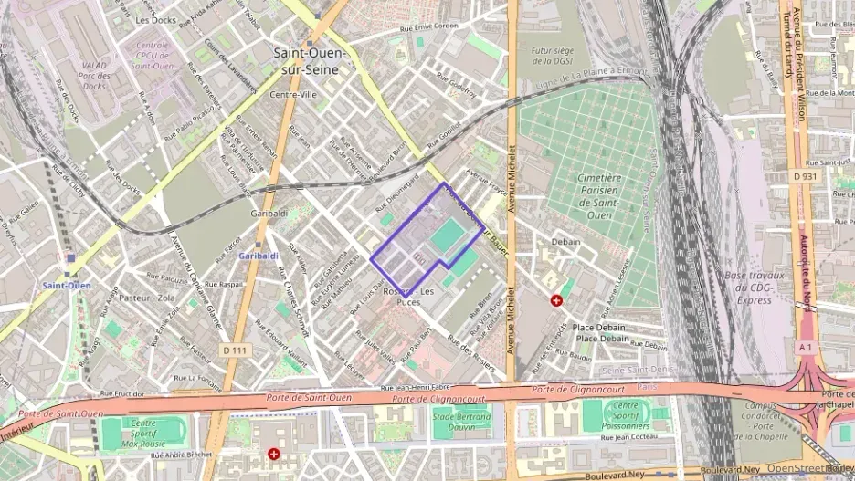 Appartement 110 m² cinq pièces à vendre à Saint-Ouen-sur-Seine
