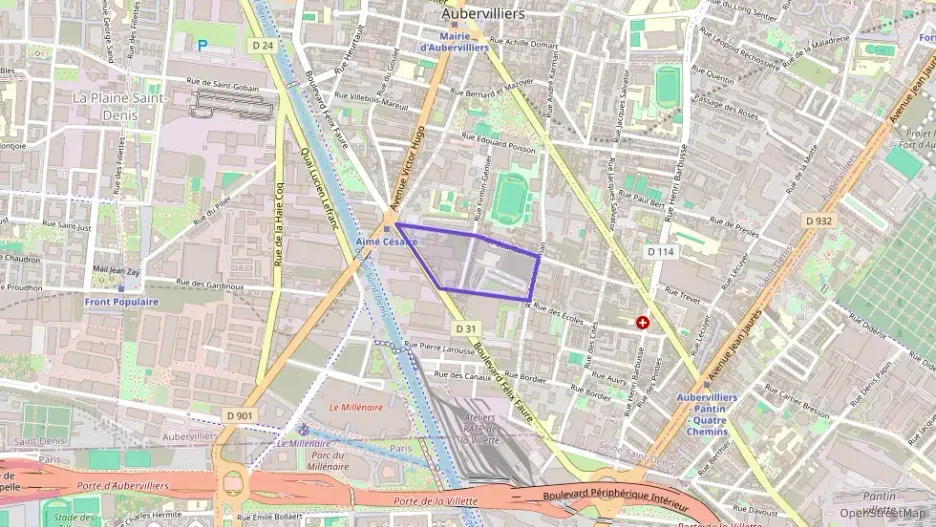 Appartement 60 m² trois pièces à vendre à Aubervilliers Appartement 60 m² trois pièces à vendre à Aubervilliers