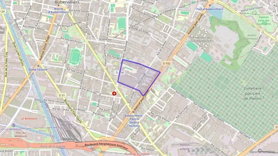 Appartement 41 m² deux pieces à vendre à Aubervilliers