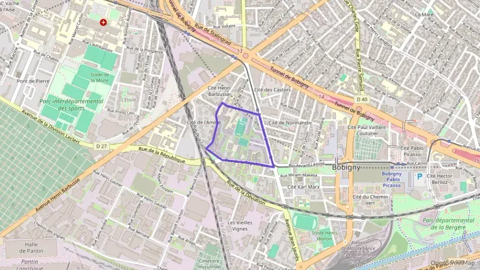 Appartement 40 m² deux pieces à vendre à Bobigny