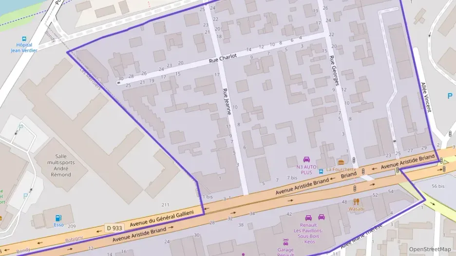 Appartement 60 m² trois pièces à vendre à Les Pavillons-sous-Bois