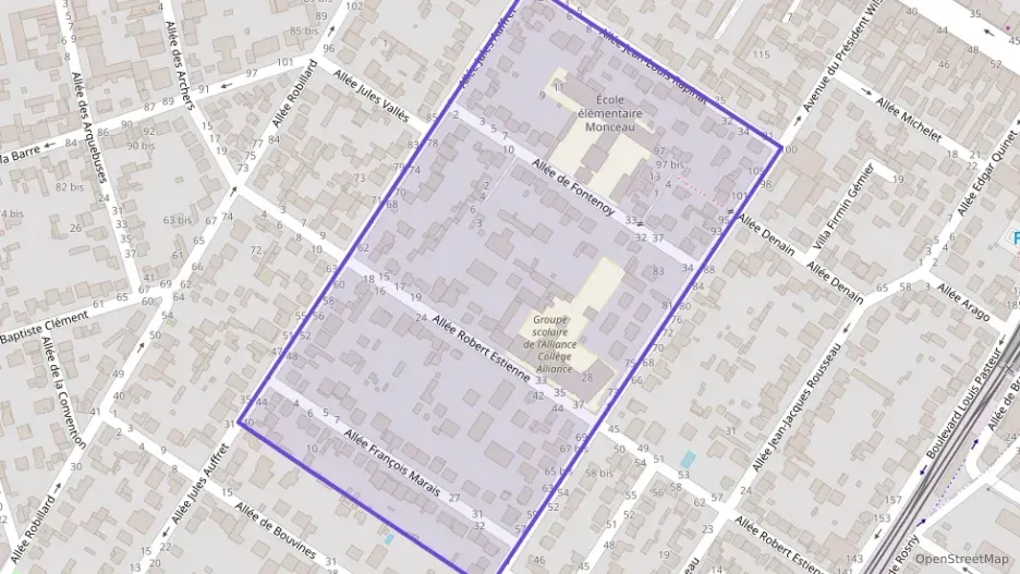 Appartement 55 m² trois pièces à vendre à Les Pavillons-sous-Bois