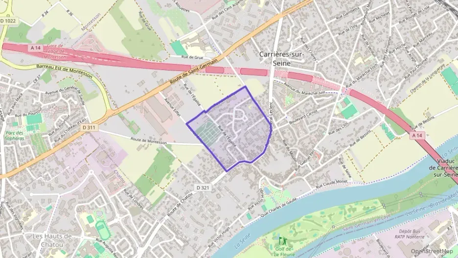 Appartement 70 m² trois pièces à vendre à Carrières-sur-Seine Appartement 70 m² trois pièces à vendre à Carrières-sur-Seine