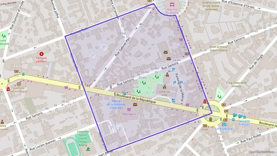 Appartement 49 m² deux pieces à vendre à La Garenne-Colombes