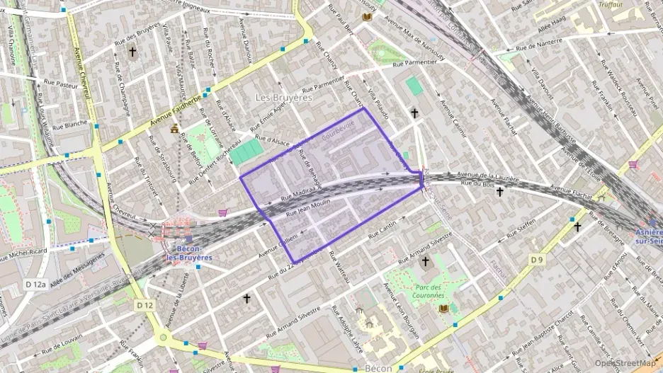 Appartement 42 m² une piece à vendre à Courbevoie