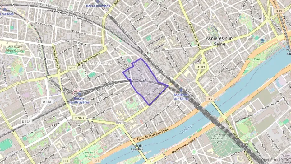 Appartement 52 m² deux pieces à vendre à Asnières-sur-Seine