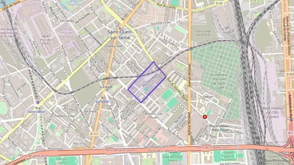 Appartement 47 m² trois pièces à vendre à Saint-Ouen-sur-Seine