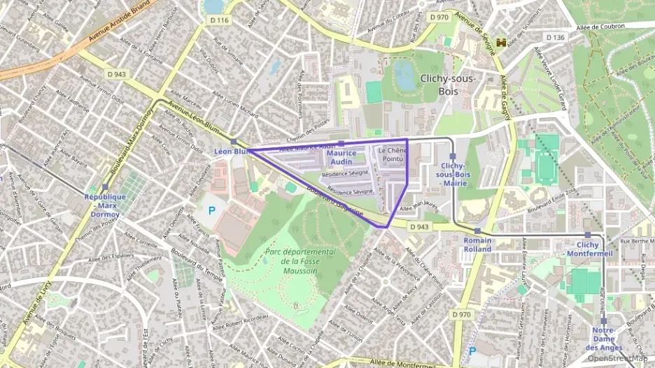 Appartement 58 m² trois pièces à vendre à Clichy-sous-Bois